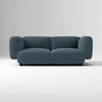 Osborn 82" Sofa, Yarn Dyed Linen Weave, Alabaster, Concealed Support