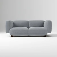 Osborn 82" Sofa, Yarn Dyed Linen Weave, Alabaster, Concealed Support