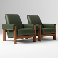 Nils Chair, Saddle Leather, Nut, Cool Walnut