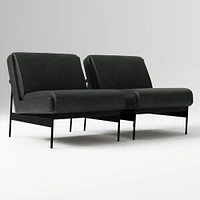 Lacon Chair, Saddle Leather, Nut, Textured Antique Bronze