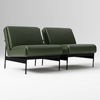 Lacon Chair, Saddle Leather, Nut, Textured Antique Bronze
