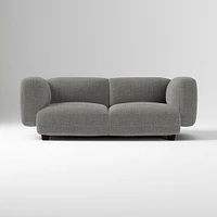Osborn 82" Sofa, Yarn Dyed Linen Weave, Alabaster, Concealed Support
