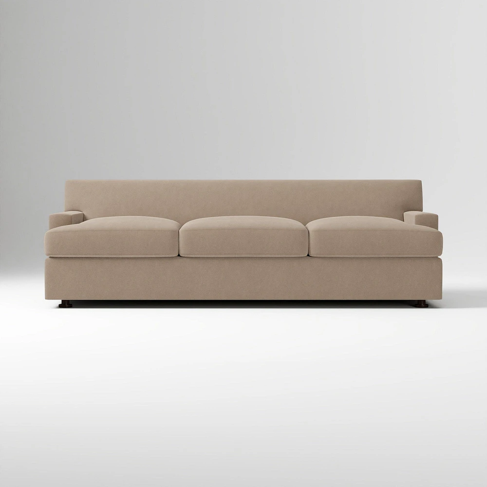 Colin King Kirkwood Sofa, 86", Deluxe Linen, Alabaster