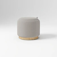 Elora Storage Ottoman Frost Gray Performance Ydlw