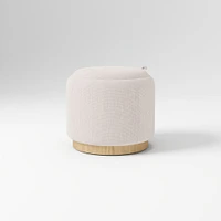 Elora Storage Ottoman Frost Gray Performance Ydlw