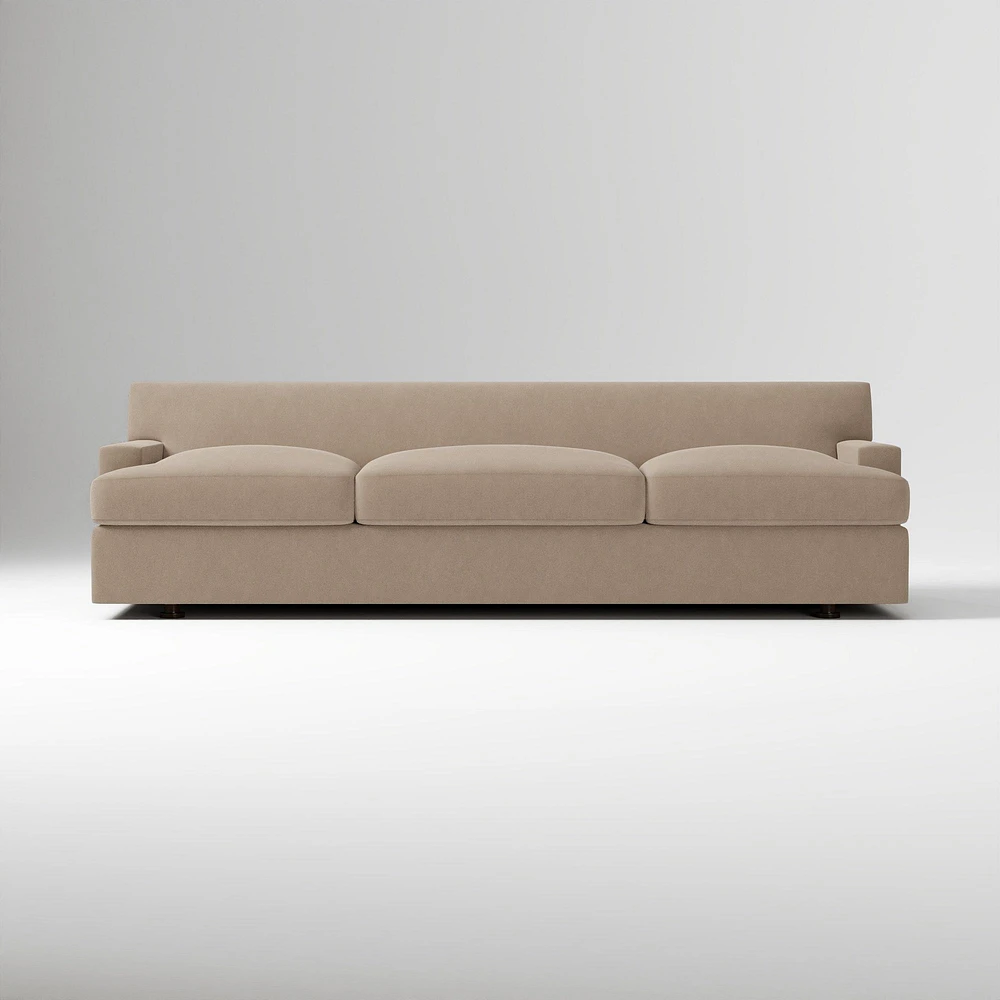 Colin King Kirkwood Sofa, 86", Deluxe Linen, Alabaster