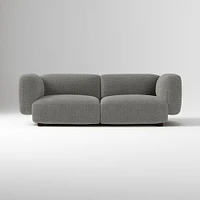 Osborn 82" Sofa, Yarn Dyed Linen Weave, Alabaster, Concealed Support