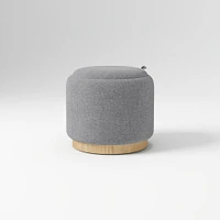 Elora Storage Ottoman Frost Gray Performance Ydlw