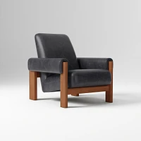 Nils Chair, Saddle Leather, Nut, Cool Walnut