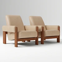 Nils Chair, Saddle Leather, Nut, Cool Walnut