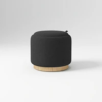 Elora Storage Ottoman Frost Gray Performance Ydlw