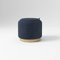 Elora Storage Ottoman Frost Gray Performance Ydlw