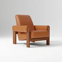 Nils Chair, Saddle Leather, Nut, Cool Walnut