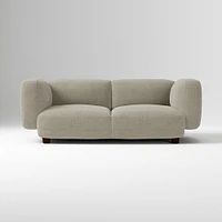 Osborn 82" Sofa, Yarn Dyed Linen Weave, Alabaster, Concealed Support