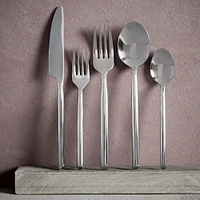 Capri Flatware, Silver, 5-Piece Set