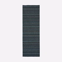 Chilewich Skinny Stripe Performance Shag Mat, 18x28, Birch