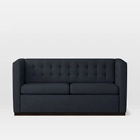 Rochester 72" Sleeper Sofa, Yarn Dyed Linen Weave, Graphite