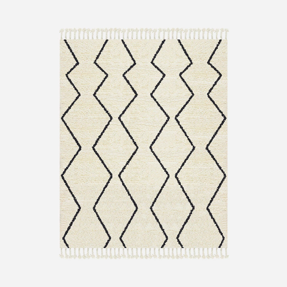 Open Box: Souk Wool Rug, 8'X10', Graphite