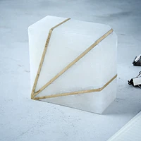 Stone Bookend, Alabaster