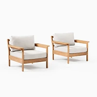 Playa Outdoor Lounge Chair, Mast, Pearl Gray, Individual
