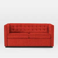 Rochester 72" Sleeper Sofa, Yarn Dyed Linen Weave, Graphite