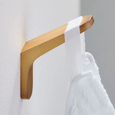Mid-Century Contour Bathroom Hardware, Chrome