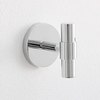 Pure Modernist Bath Hardware, Hook, Antique Brass, Single