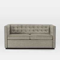 Rochester 72" Sleeper Sofa, Yarn Dyed Linen Weave, Graphite