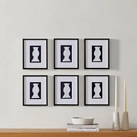 Multi-Mat Metal Gallery Frame, Black Powder Coated