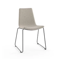Slope Stacking Chair; Armless, Merle, Hint, Golden, Healthcare