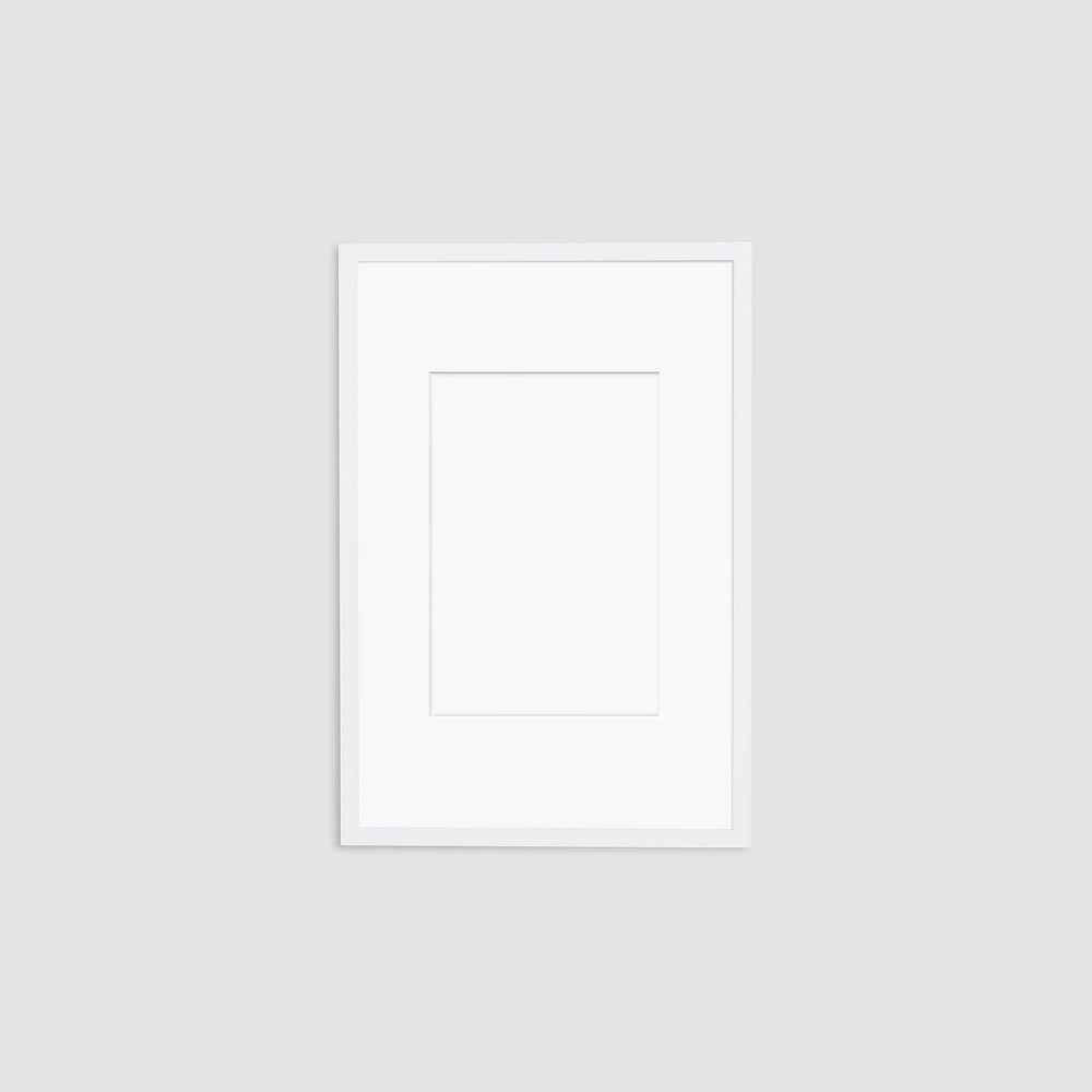 Simply Framed Gallery Frame, White/Mat, 20"X30"