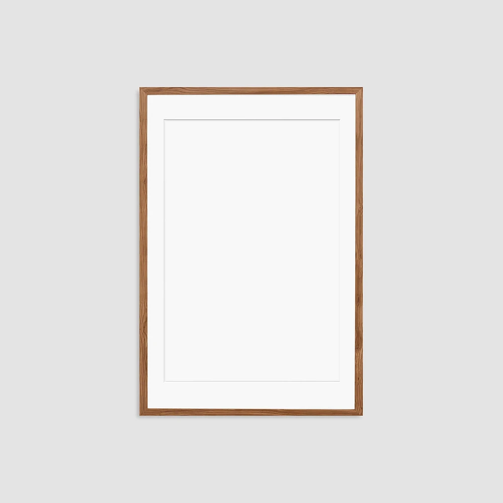 Oversized Gallery Frame, Light Walnut, 20"x30"