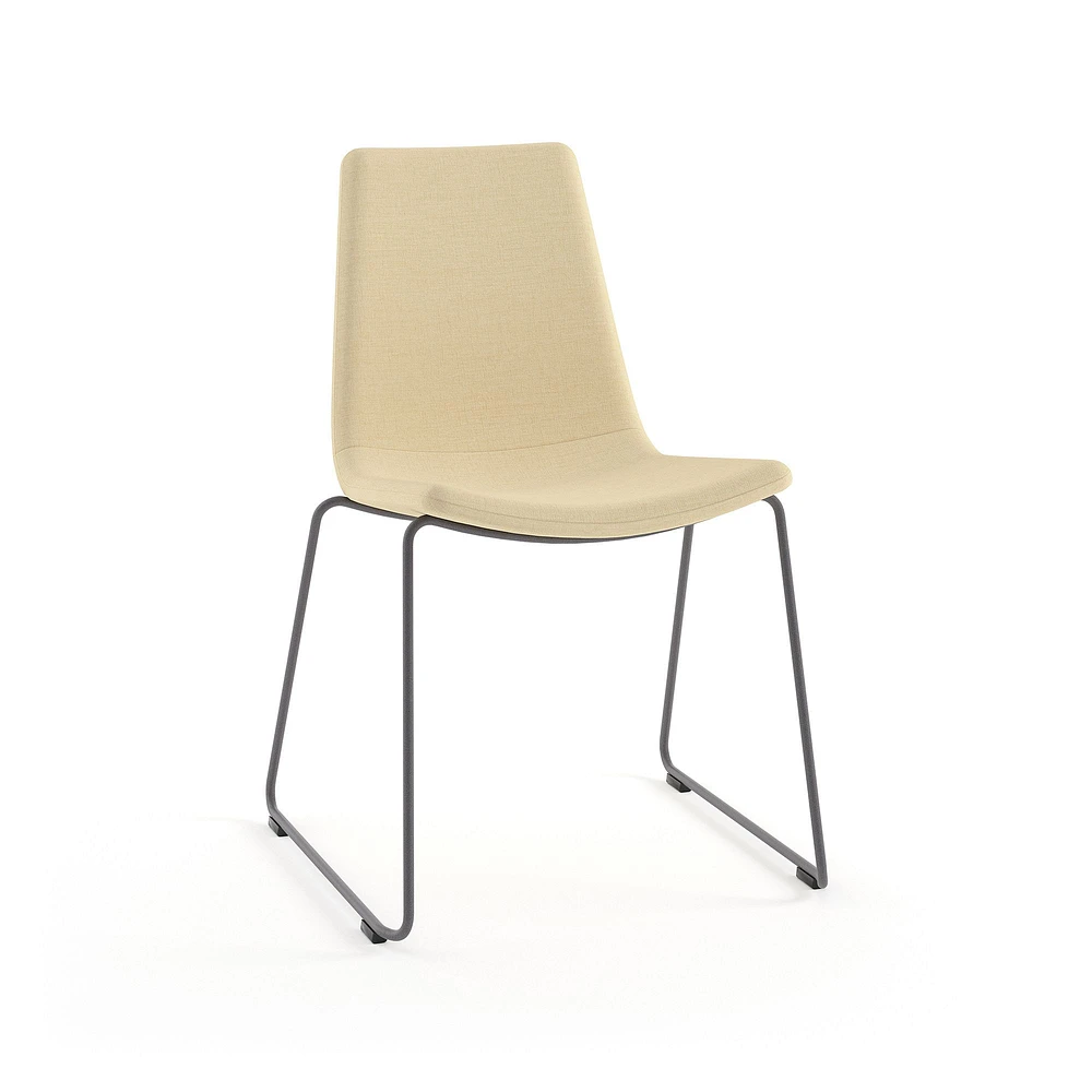 Slope Stacking Chair; Armless, Merle, Hint, Golden, Healthcare