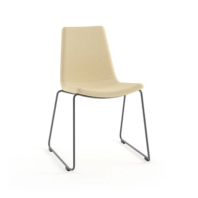 Slope Stacking Chair; Armless, Merle, Hint, Golden, Healthcare