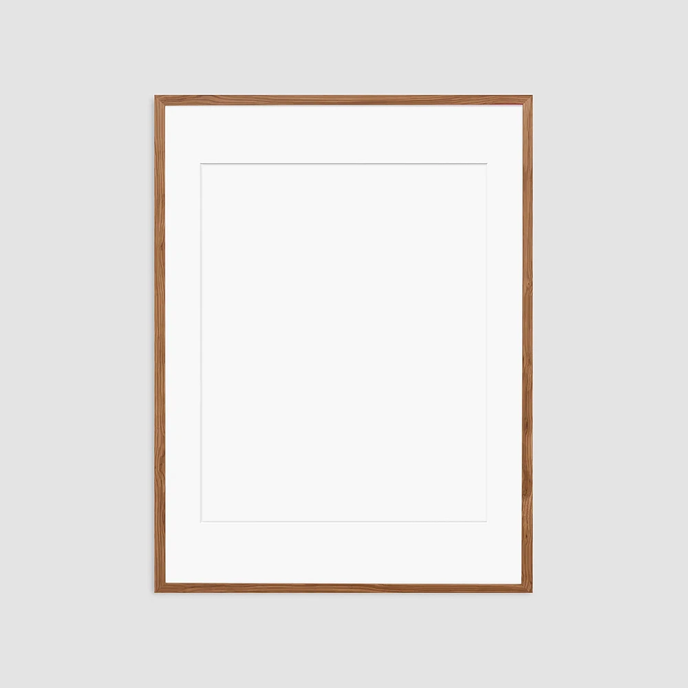 Oversized Gallery Frame, Light Walnut, 20"x30"