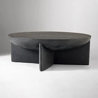 Monti 30" Indoor/Outdoor Coffee Table, Black