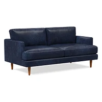 Haven Loft 86in Sofa, Saddle Leather, Nut, Pecan, Trillium
