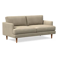 Haven Loft 86in Sofa, Saddle Leather, Nut, Pecan, Trillium