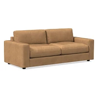 Urban 73" Sofa, Poly Fill, Saddle Leather, Nut