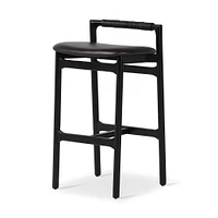 Caton Stool, Sonoma Black, Brushed Ebony, Counter Stool
