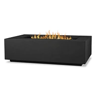 Rutland 42" Rectangle Steel Propane or Natural Gas Fire Pit Table Mist Gray by Real Flame