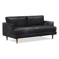 Haven Loft 86in Sofa, Saddle Leather, Nut, Pecan, Trillium