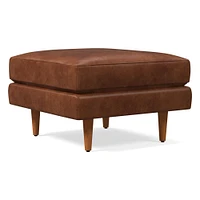 Haven Loft Ottoman, Saddle Leather, Nut, Pecan, Trillium