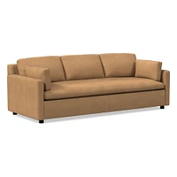 Marin 86" Sofa, Standard Depth, Saddle Leather, Nut