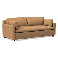 Marin 86" Sofa, Standard Depth, Saddle Leather, Nut