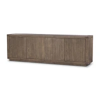 Aku 94" Sideboard-Worn Black Oak