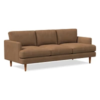 Haven Loft 86in Sofa, Saddle Leather, Nut, Pecan, Trillium