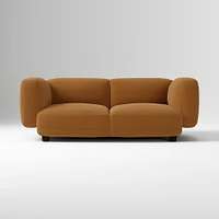 Osborn 82" Sofa, Yarn Dyed Linen Weave, Alabaster, Concealed Support