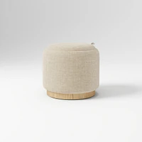 Elora Storage Ottoman Frost Gray Performance Ydlw