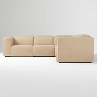 Leo Leather Motion Set 02 Arm Single W WO Corner Poly Saddle Nut Concealed Support